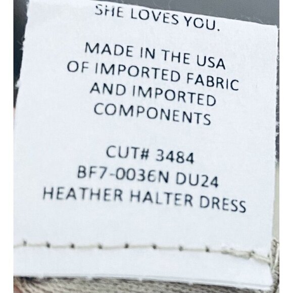 Show Me Your Mumu Heather Halter Maxi Dress Womens Small Bridesmaid Wedding - Picture 7 of 7